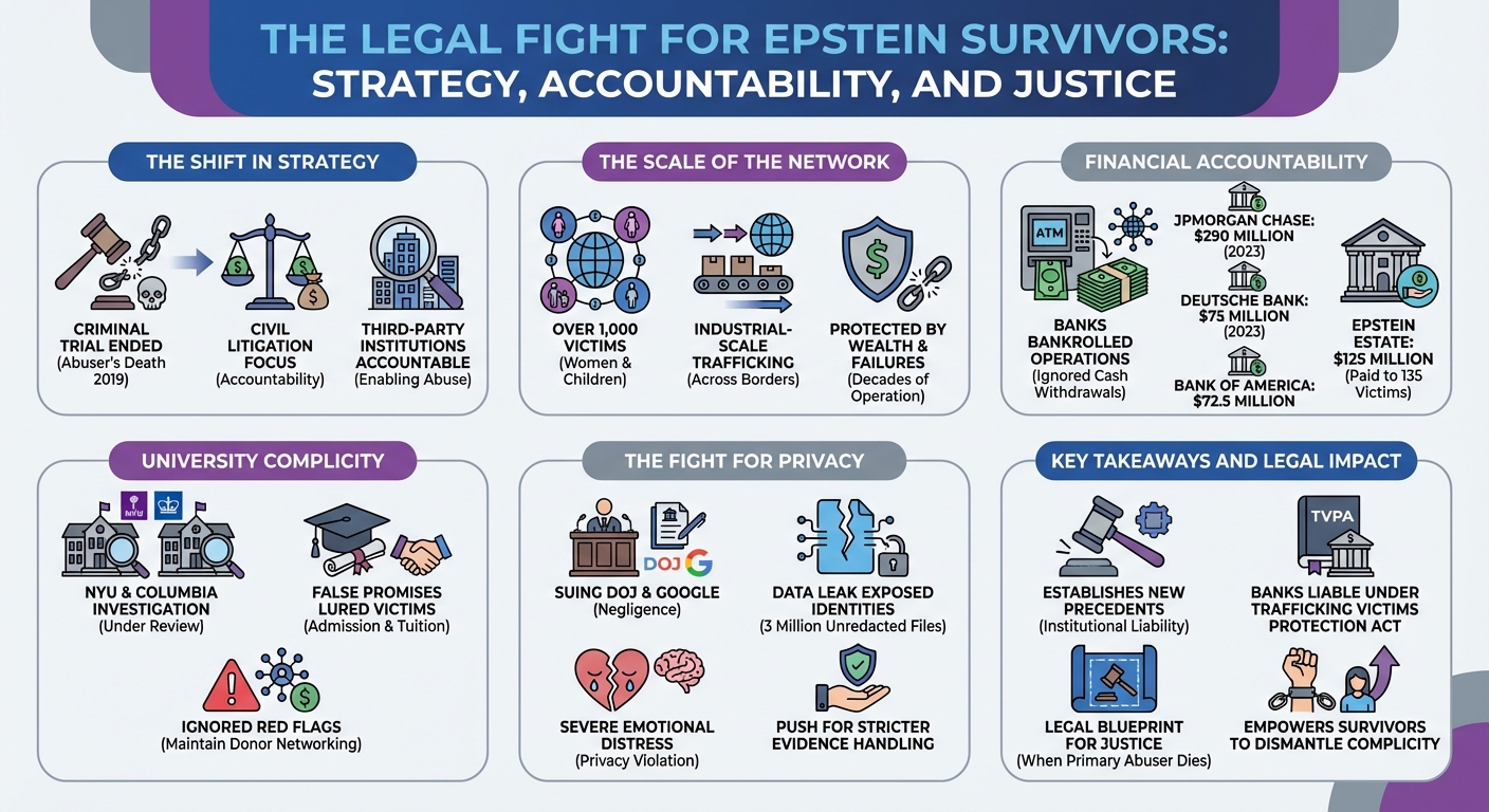 Victims of Epstein: The Ongoing Legal Fight  Settlements