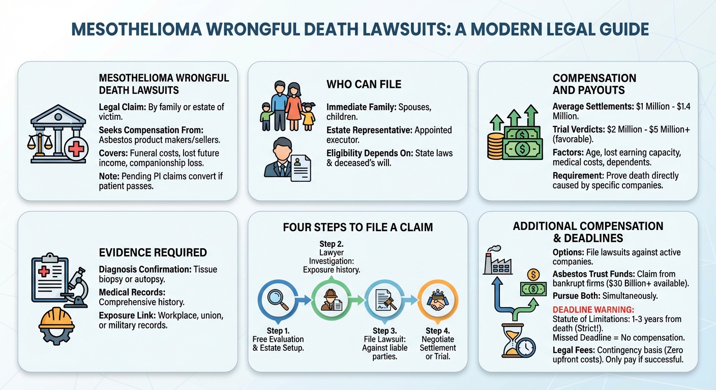 Mesothelioma Wrongful Death Lawsuits: Settlements How to File