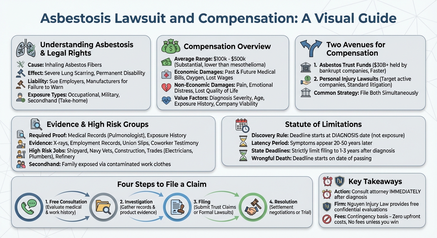 Asbestosis Lawsuit: Settlements, Claims Compensation Guide