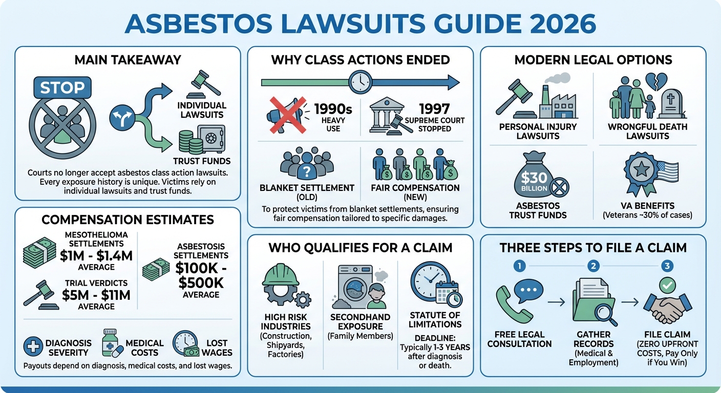 Asbestos Class Action Lawsuits: 2026 Guide Legal Options